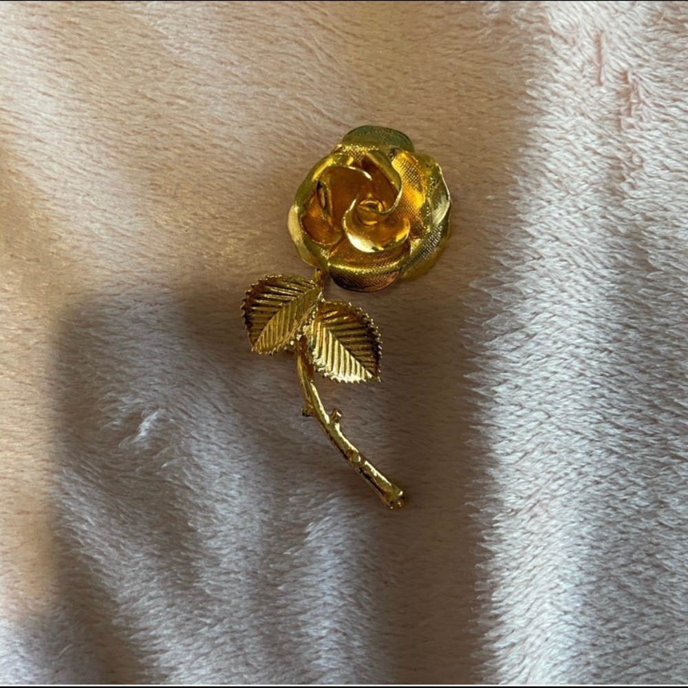 Vintage Rose Brooch
